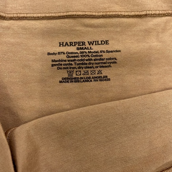 HARPER WILDE Cloud Cotton Hiphugger Underwear Dune Nude Small - Picture 5 of 6